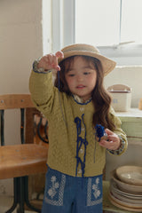 Amelie Pointelle Knit Cardigan