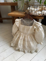 Elsa Tulle Dress Romper_Cream
