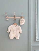 Flora Vintage Newborn Romper _2Colours