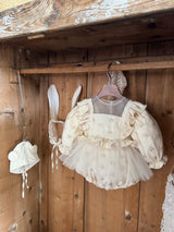 Elsa Tulle Dress Romper_Floral