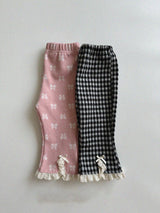 Ribbon Flare Pants _2Colours