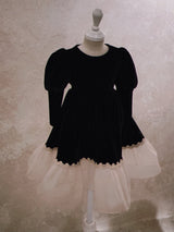 Lilibet Velour Dress_Black