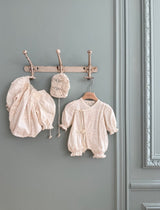 Flora Vintage Newborn Romper _2Colours