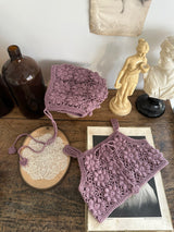 Handmade Crochet Bonnet _5 Colours