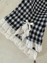 Ribbon Flare Pants _2Colours