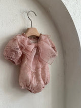Monbebe Odette Sheer Lace Romper _ 3Colours