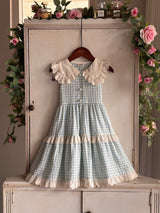 Milo Gingham Lace Dress