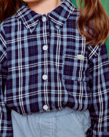 Logan Check Shirts_Navy Check