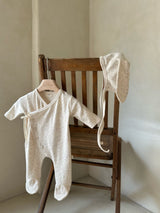 Bunny Cozy Suit & Bonnet Set_ 2 Colours