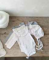 Freesia Suit and Bonnet Set