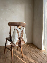 Daisy Wild Suspender Skirt Bloomer _Brown