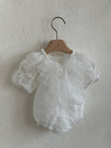 Monbebe Odette Sheer Lace Romper _ 3Colours