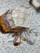 Handmade Crochet Bonnet _5 Colours
