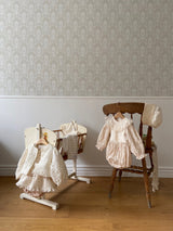 Tiffany Lace up Romper_Ditsy Floral