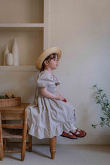 Noe Smocked Check Dress