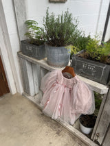 M Ribbon Dress Romper_ Pink