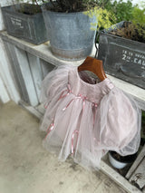 M Ribbon Dress Romper_ Pink