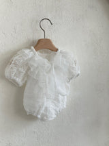 Monbebe Odette Sheer Lace Romper _ 3Colours