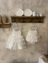 Colette Tutu Dress Romper_White
