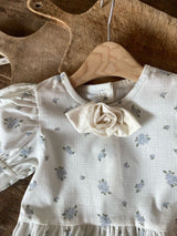 Blue Rose Garden Romper
