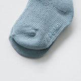 Rumi Frill Knee Socks Set_Blue & Cream