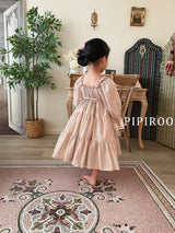 Ines Flare Dress _Pink