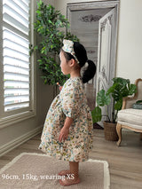 Scarlet Jacquard Dress and Headband Set