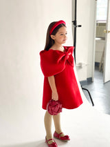 Ariel Bow Dress_Red