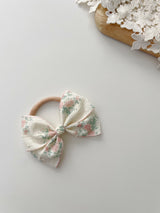 Floral Jacquard Bow Headband