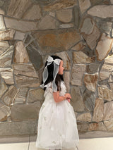 Grace Organza Longtail Bow Clips