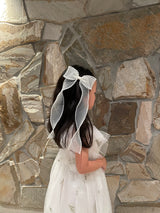 Grace Organza Longtail Bow Clips