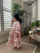 Ariel Ruffle Dress _Pink