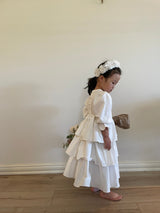 Ariel Ruffle Dress_Ivory