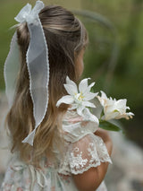 Grace Organza Longtail Bow Clips