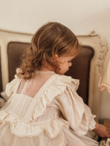 Elsa Tulle Dress Romper_Cream
