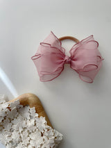Rosie Wavy Bow Headband_Pink