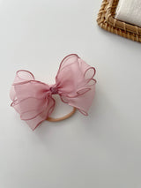 Rosie Wavy Bow Headband_Pink