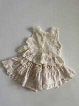 Audrey Lace Baby Vest