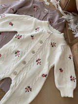 Love Flower Knit Suits_Ivory