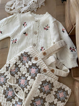 Love Flower Knit Suits_Ivory