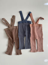 Macaron Suspender Baby Leggings _3 Colours