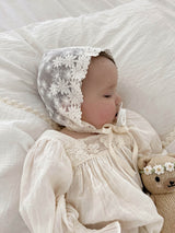Daisy Meadow Lace Bonnet