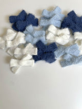 Soft Fluffy Bow Clip Sets_ 3Colours