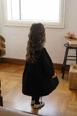 Fleur Noire Embroidered Dress
