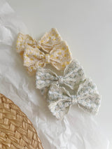 Embroidered Check Bow Sets_4 Colours