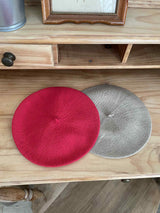 Light Knit Beret _2Colours