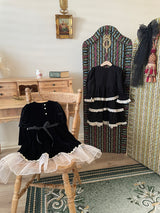 Lilibet Velour Dress_Black