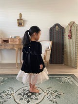 Lilibet Velour Dress_Black