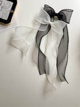 Grace Organza Longtail Bow Clips