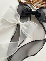 Grace Organza Longtail Bow Clips